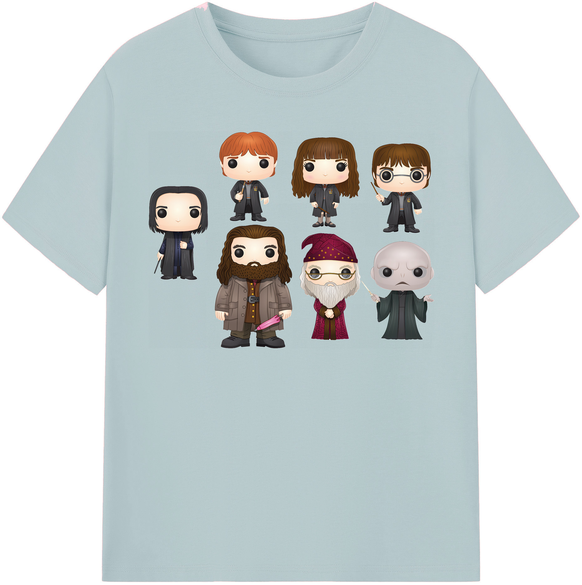 （画像用） Harry Potter ハリー・ポッターシリーズ 綿100％半袖Tシャツ（フロントプリント）